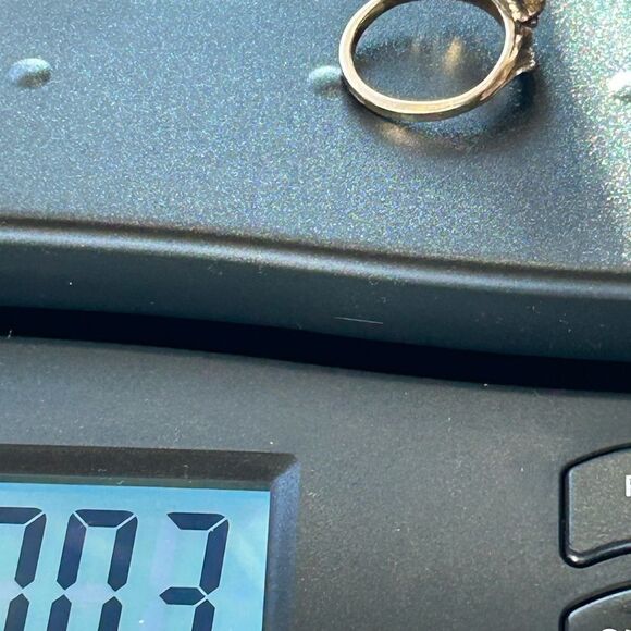 14K Gold Pearl Leaf Motif Antiqued Vintage Ring Thick Band Personal Collection 7 - Picture 13 of 16